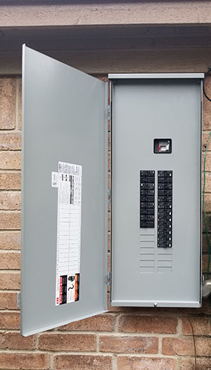 ABB residential circuit breaker panel